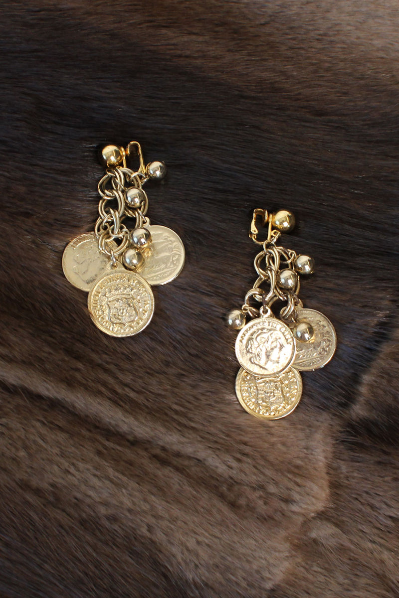 Gold Coin Clip-Ons