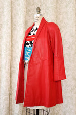 Rad Red Leather Swing Jacket XS/S