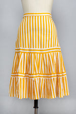 Lemonade Stripe Skirt XS