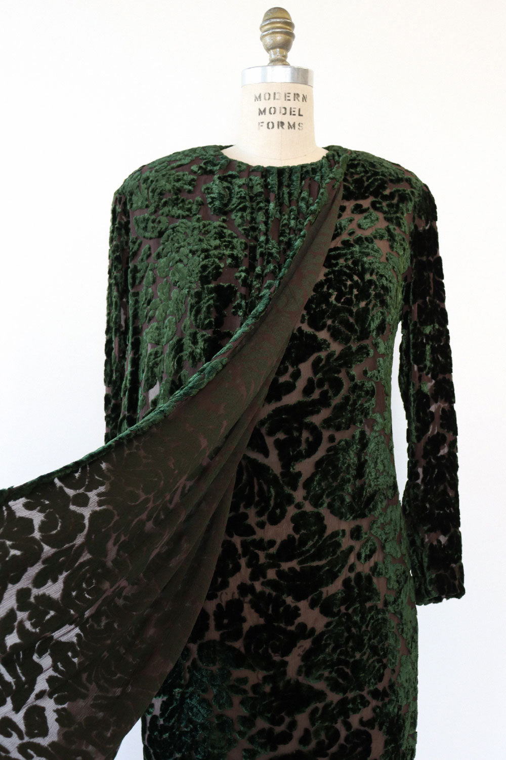 Anne Klein Ivy Velvet Burnout Dress XS/S