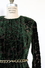 Anne Klein Ivy Velvet Burnout Dress XS/S