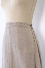 Draped Linen Skirt S/M