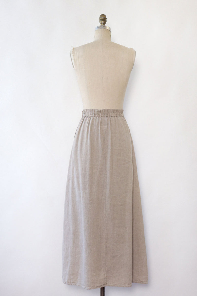 Draped Linen Skirt S/M