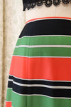 Coral Ivy Stripe Maxi Skirt S