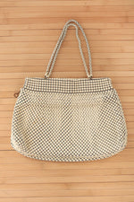 Whiting & Davis Ivory Metal Mesh Bag