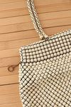 Whiting & Davis Ivory Metal Mesh Bag