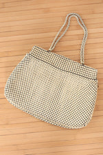 Whiting & Davis Ivory Metal Mesh Bag