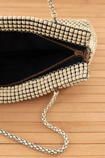Whiting & Davis Ivory Metal Mesh Bag