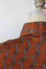Di Camerino Buckle Print Shirt Dress XS-M