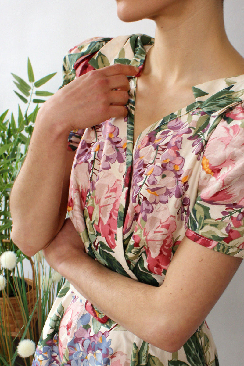English Garden Party Dress S/M OMNIA English Garden Party Dress S/M OMNIA