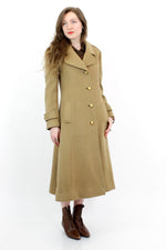 SALE... Adolfo Camel Princess Coat S/M