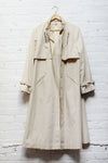 Ivory Swing Trench Coat M
