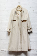 Ivory Swing Trench Coat M