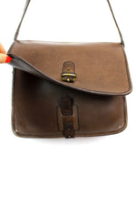 Coach 1970s walnut messenger