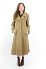 SALE... Adolfo Camel Princess Coat S/M