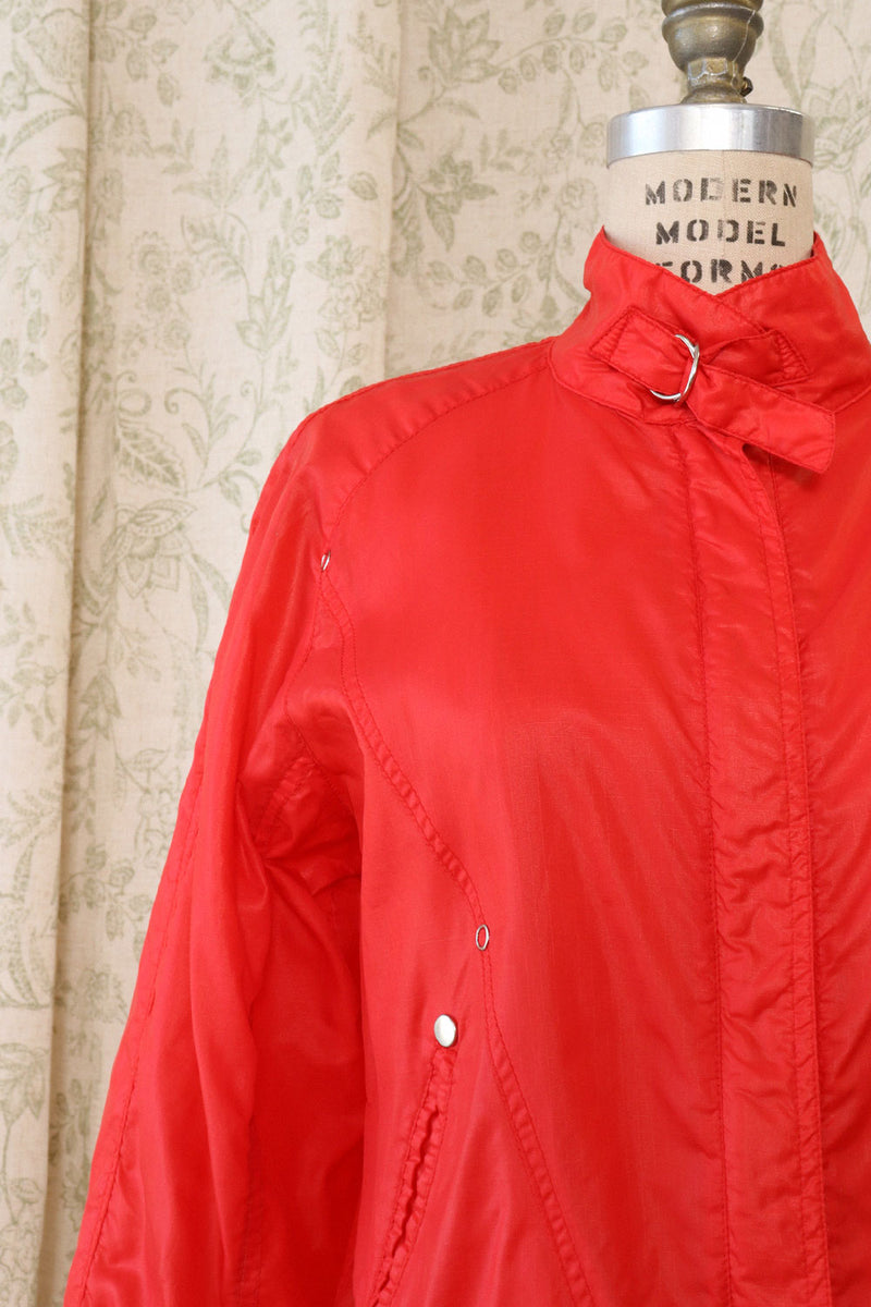 Cherry Red Nylon Jacket M/L