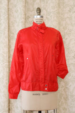 Cherry Red Nylon Jacket M/L