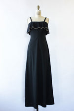 Flutter Rhinestone Maxi Dress S/M