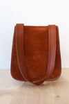 Bonnie Cashin Meyers Rust Suede Flap Purse