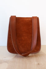 Bonnie Cashin Meyers Rust Suede Flap Purse