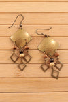 Hammered Dangle Earrings