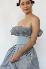 Stormy Taffeta Pleat Dress XS
