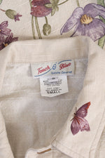 Floral Sketch Vest S