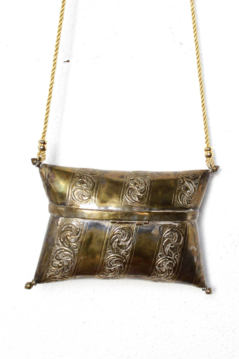 vintage crossbody metal box bags