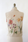 Floral Sketch Vest S