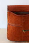 Bonnie Cashin Meyers Rust Suede Flap Purse