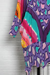 Yolanda Painted Silk Dress S/M