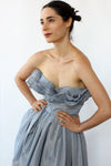 Stormy Taffeta Pleat Dress XS