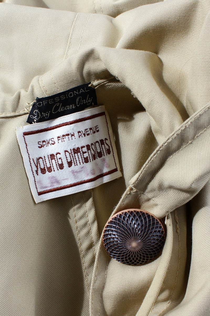 New Old World Hooded Trench Cape