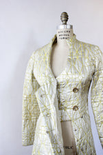 Metallic Brocade Dress Tunic S