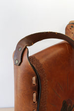 Taos Tooled Leather Shoulder Bag