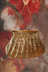 Gold Whiting & Davis Mesh Purse