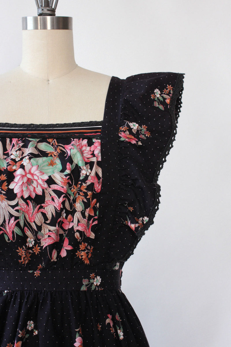 Stellas Midnight Floral Ruffle Dress XS
