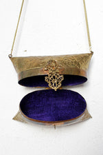 metal box purse detail
