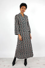 Whimsical Floral Caftan Dress XS/S