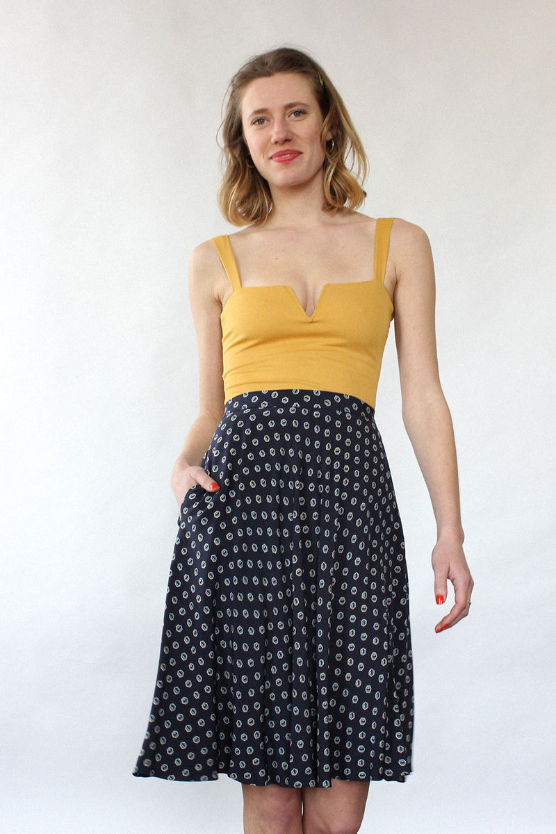 Ralph Lauren Silk Flutter Skirt M/L