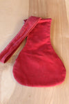 Rose Velvet Embroidered Bag