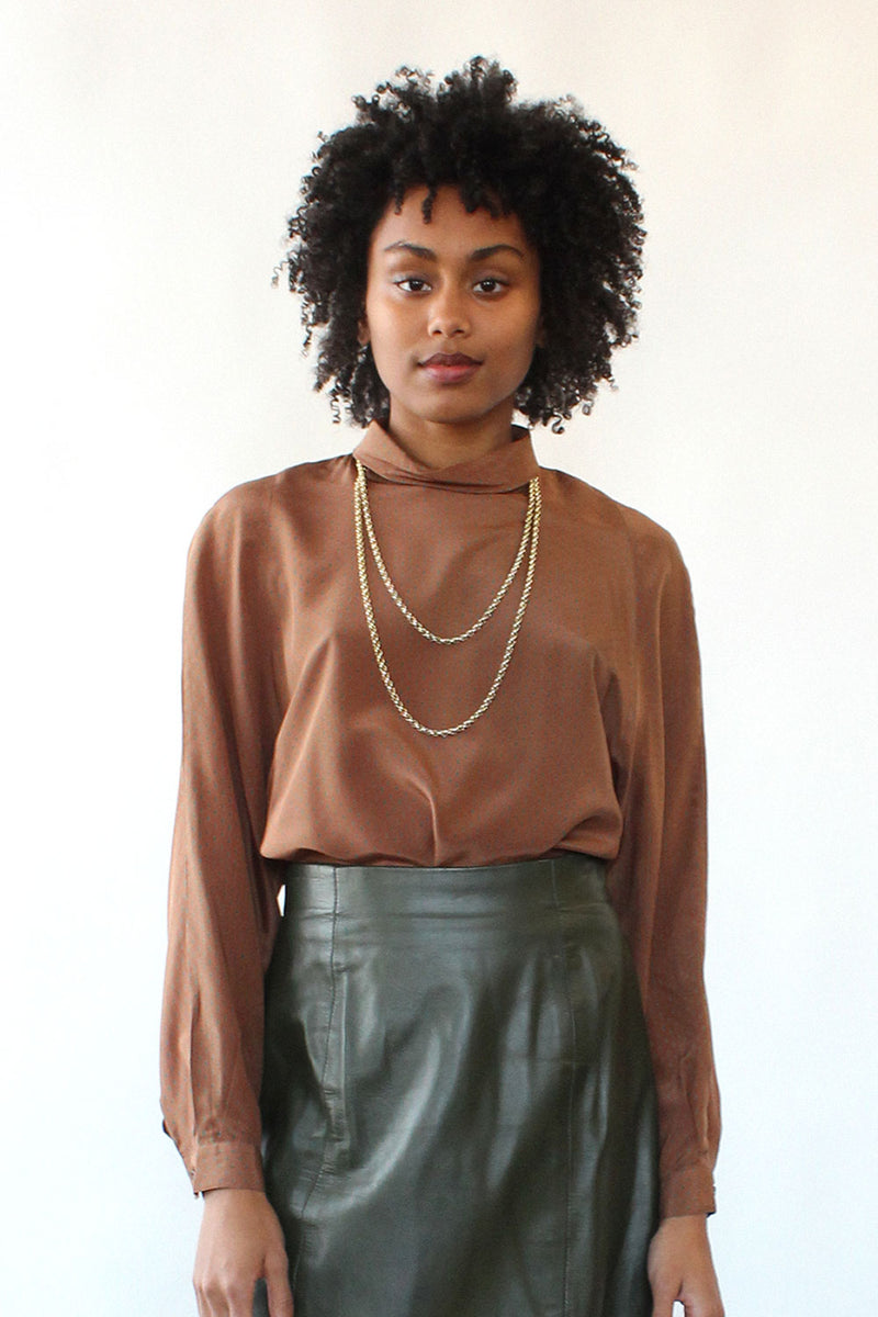 Gantos Silk Billow Blouse XS-M
