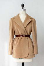 Judi Rich Camel Shawl Jacket S