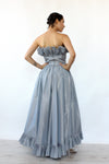 Stormy Taffeta Pleat Dress XS