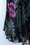 Reversible Floral Chiffon Skirt M/L
