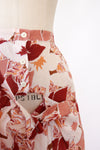 Parisian Floral Wrap Style Skirt S