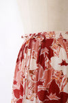 Parisian Floral Wrap Style Skirt S