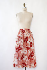 Parisian Floral Wrap Style Skirt S