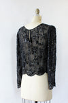 Sheer Beaded Top M