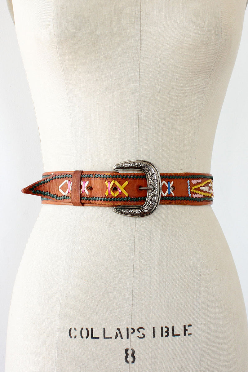 Wanderlust Woven Leather Belt